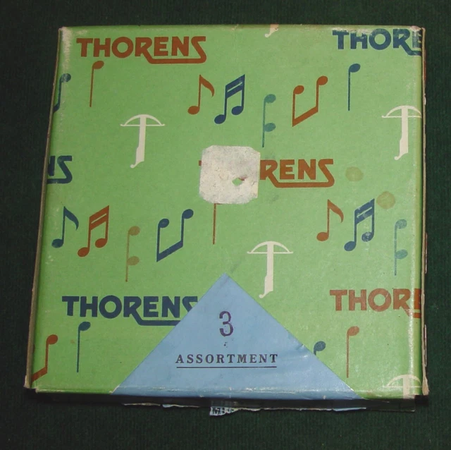 Lot of 12 THORENS Steel Music Box 4 1/2" Swiss Music Discs In Original Boxes Lot of 12 THORENS Steel Music Box 4 1/2" Swiss Music Discs In Original Boxes