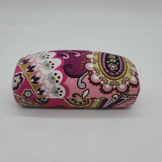 Vera Bradley Venetian Paisley Eye Glasses Sunglasses Hard Case Purple Green Pink Vera Bradley Venetian Paisley Eye Glasses Sunglasses Hard Case Purple Green Pink
