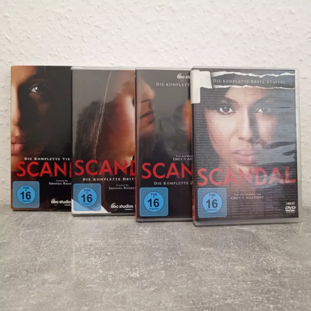 Scandal - Die Komplette Serie - Staffel 1 - 4 DVD WIE NEU