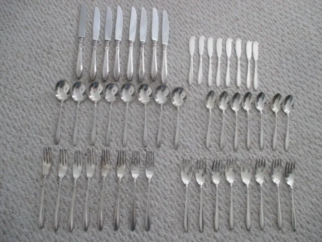 Gorham Sterling Silver Nocturne Flatware 47 pc Set