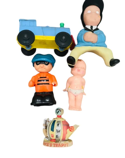 Vintage Miniature Figures Toys Matchbox 1978 Lesney Cop & Robber Train Teapot