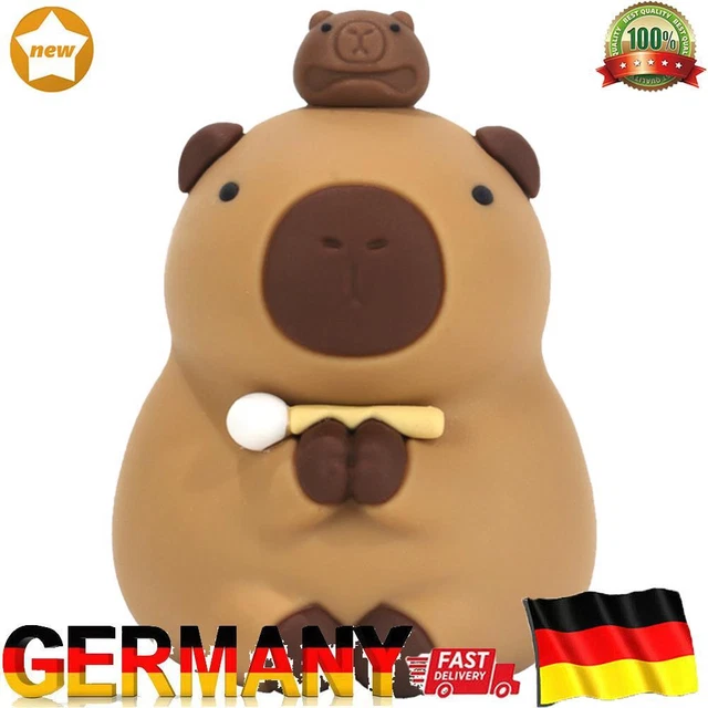 Realistische Capybara-Figur – Sitzend, Ca. 4,4 Cm Lang, Aus Kunststoff, Für Diorama, Dekoration Oder Als Cake-Topper