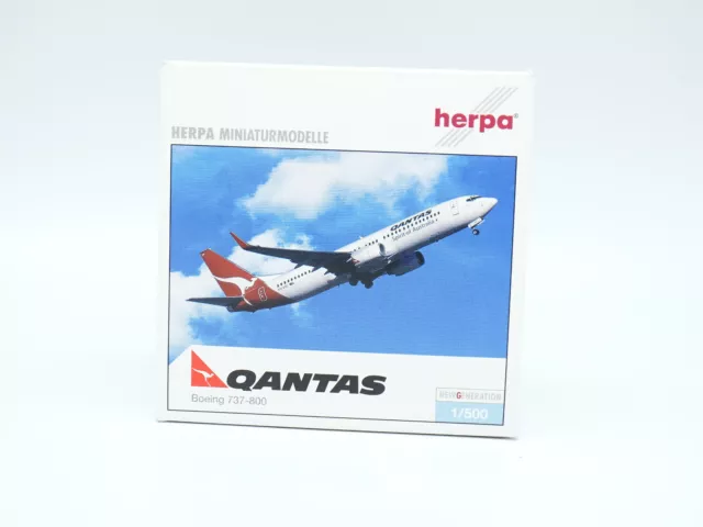 Herpa Aircraft Airlines 1/500 - Boeing 737 800 Qantas