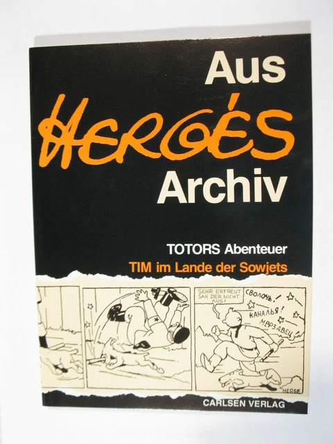 Aus Herge `s Archiv  mit Tim und Struppi  im Zustand (0-) Carlsen 1977   76913