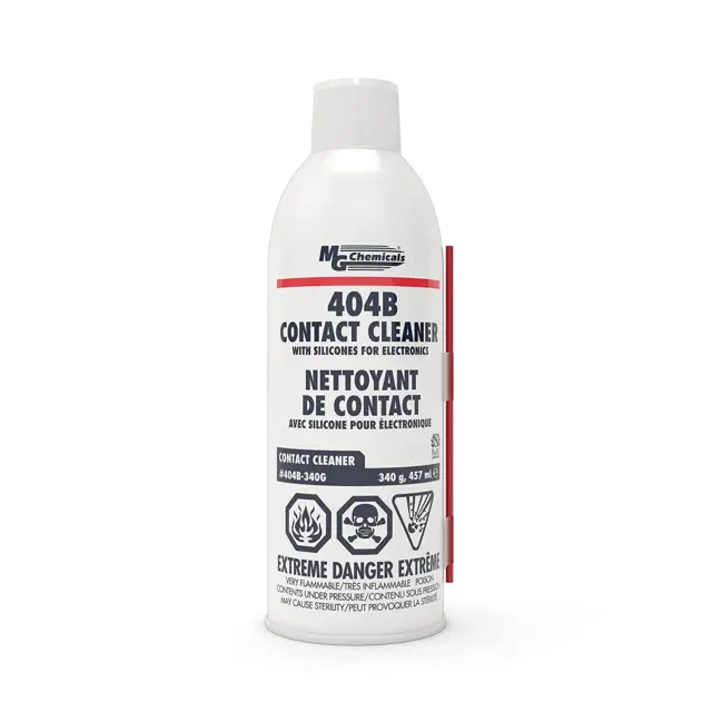 - 404B-340G 404B Contact Cleaner with Electronic Grade Silicones, 340G (12 Oz) A