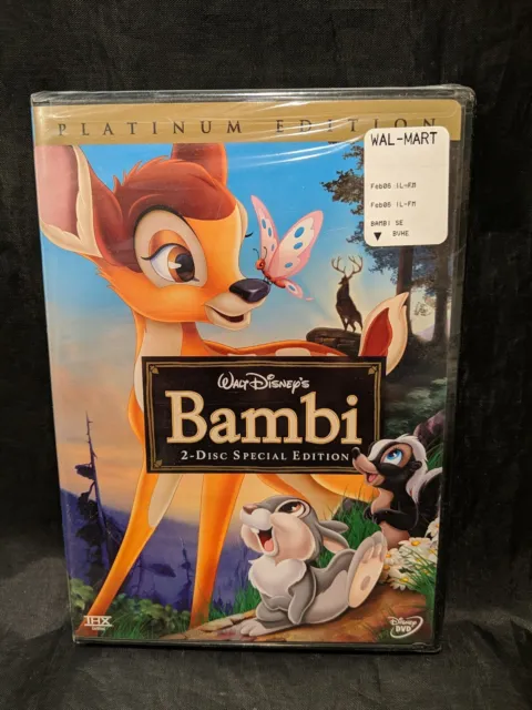 Disney's Bambi (DVD, 2005, 2-Disc Set, Special Edition/Platinum Edition)