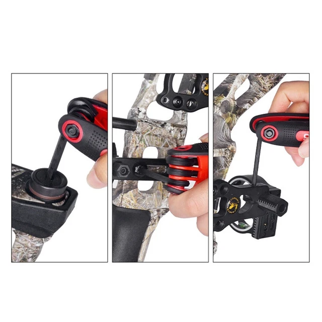 Sturdy British Wrench Durable Archery Hex Key Set Compact and Practical
