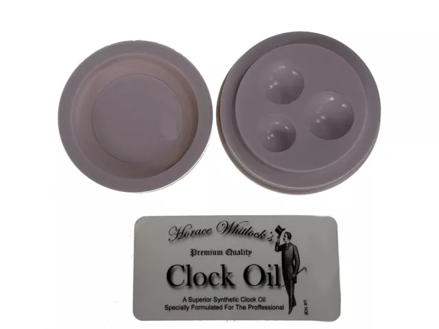 Kit de aceite de reloj - perfecto para todos los relojes, relojes de abuelo, relojes de cuco TM 3