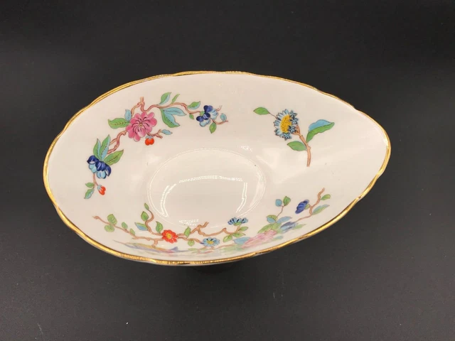 Vintage Aynsley Pembroke Reprod 18th Century Design Bone China Avocado Shaped