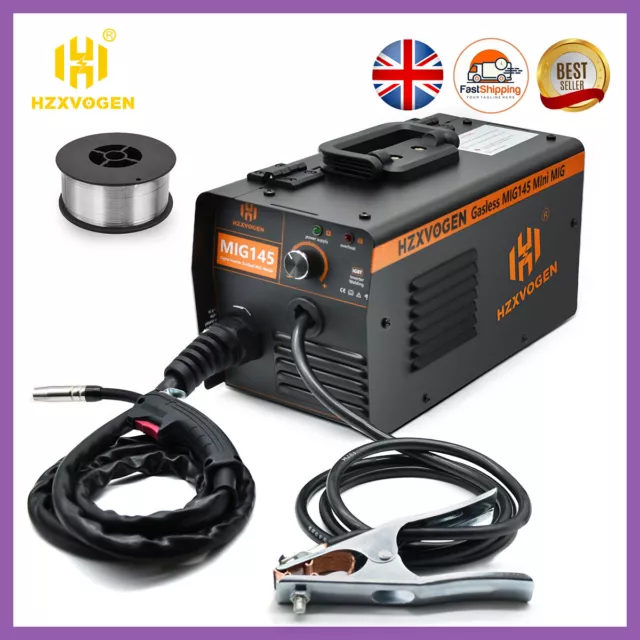 145AMP MIG Welder 240V Gasless Flux Cored Wire Inverter IGBT Welding Machine