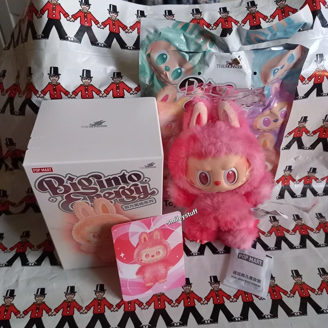 AUTHENTIC POPMART LABUBU The Monsters Big Into Energy Series Plush LOVE ...