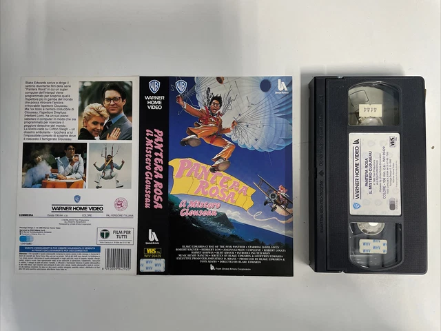 PANTERA ROSA IL mistero CLOSEAU ( 1986) vhs+locandina senza custodia