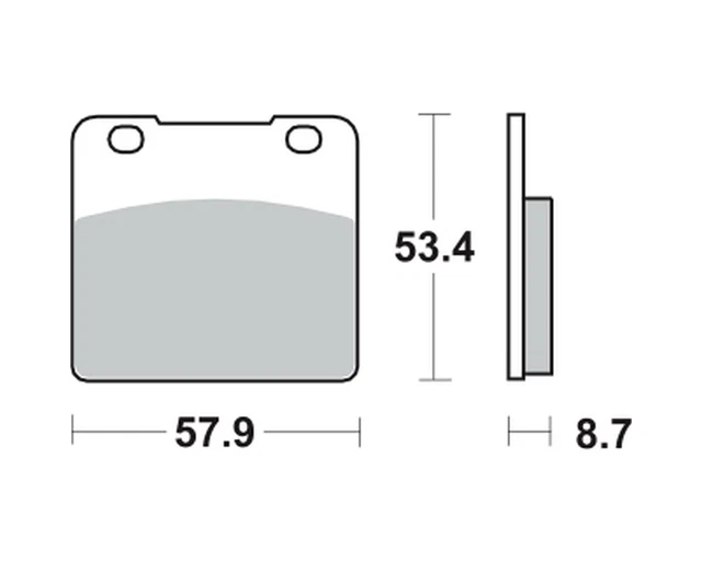 Garnitures de frein TRW MCB 542