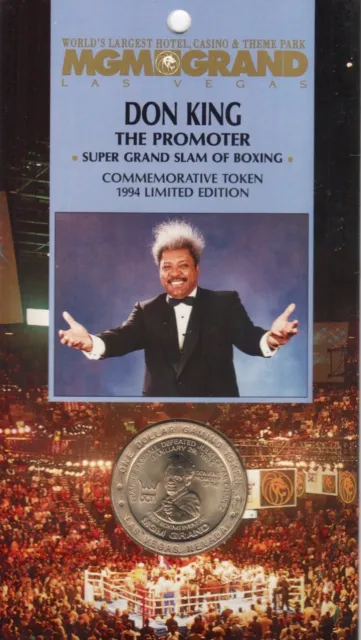 1994 MGM Grand Las Vegas Don King “The Promoter” Commemorative $1 Token