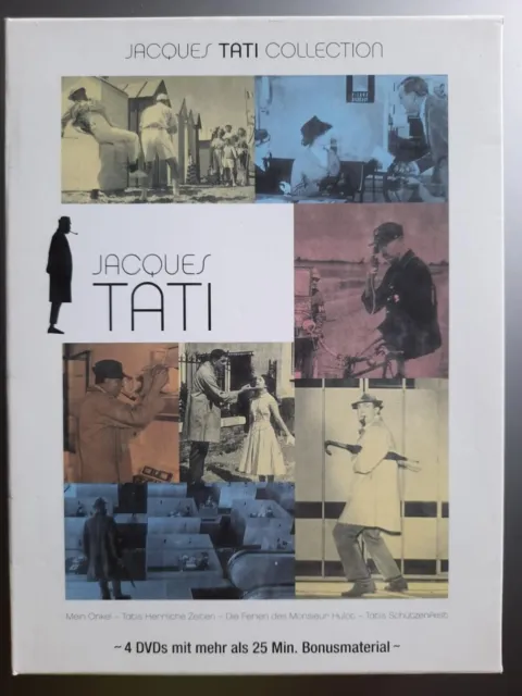 JACQUES TATI COLLECTION MIT 4 FILMEN AUF DVD - MEIN ONKEL, HERRLICHE ZEITEN usw