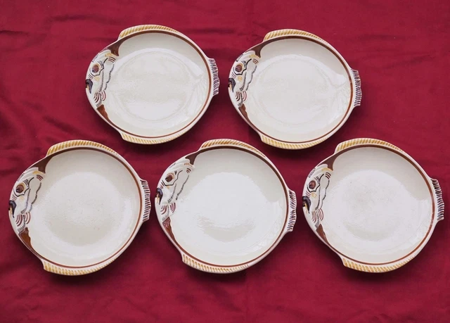 Lot De 5 Estampes De Poissons Heddon Vintage – Années 50 – Fabriqué Aux USA