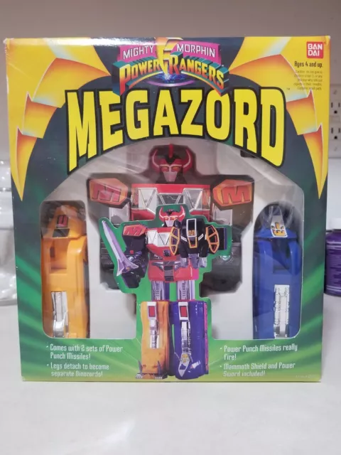 Mighty Morphin Power Rangers Megazord Vintage Bandai #2220 Unused