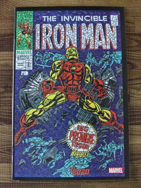 Marvel Comics The Invincible Iron Man 2020 #1 Matt DIMASI Shattered Variant NM/M
