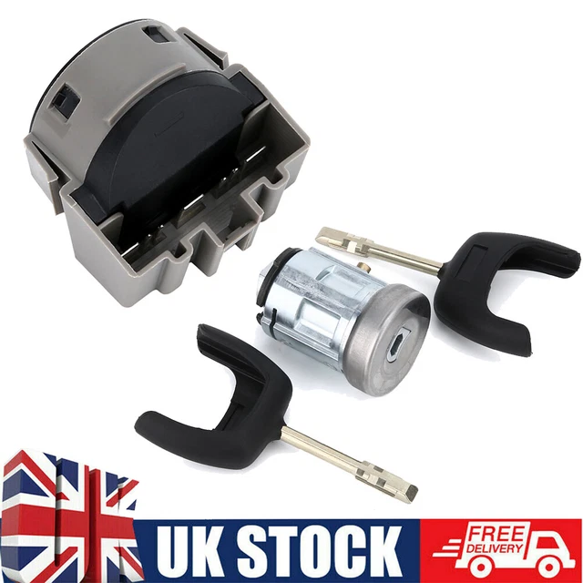 IGNITION SWITCH & Barrel Cyclinder Lock Cylinder Key For Ford Transit