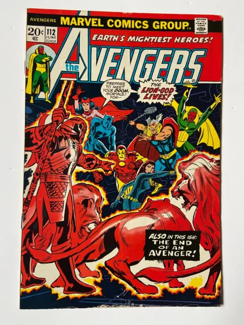 Avengers #112, 1973 - KEY, 1st appearance Mantis