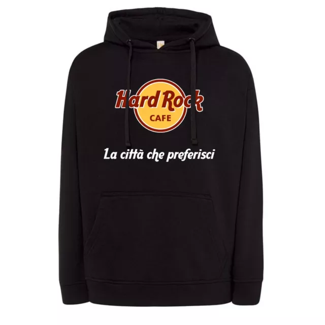 Felpa Hard Rock Cafe Replica autunno inverno con cappuccio