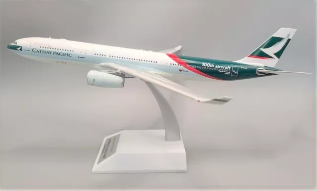 WB-A330-3-001 Cathay Pacific Airbus A330-300 100th B-LAD Diecast 1/200 AV Model