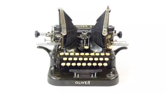 Maquina de escribir OLIVER Nº5 AÑO 1912 Typewriter Schreibmaschine A Ecrire