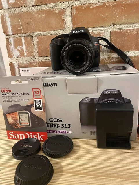 NEAR MINT- CANON EOS Rebel SL3 Digital Camera EF-S 18