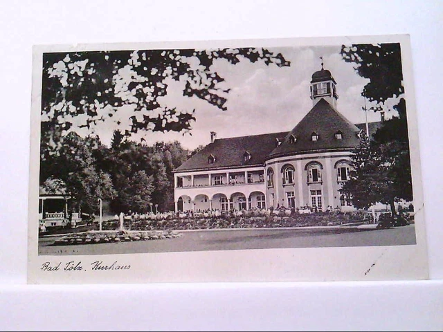 AK Bad Tölz, Kurhaus mit Kurgästen.