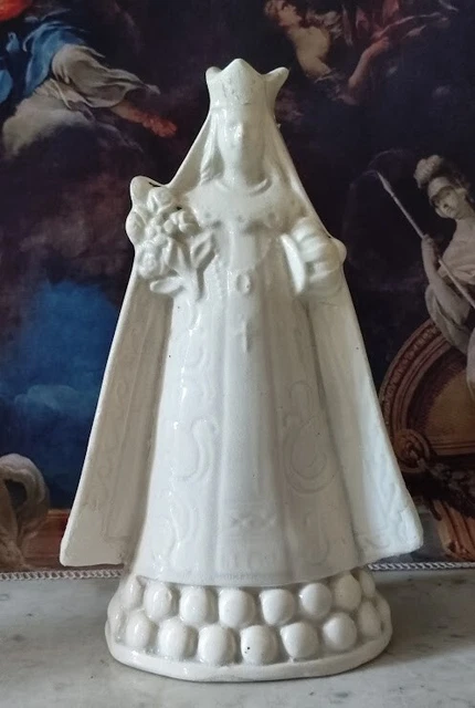 ANCIENNE STATUE VIERGE Noire Notre Dame De Hal Mouzin Lecat Black ...