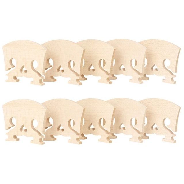 Baroque Violin Code 10 HerzföRmiger Maple Piano Code Violin Bridge Violin Accessories8442