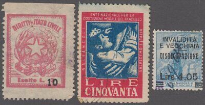 F-Ex7791 Italy Local Revenue Stamps Lot.