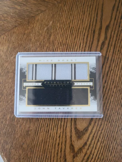 Mike Bossy- John Tavares 2014-15 Panini Anthology Paired Pieces /190 # Pp-Bt