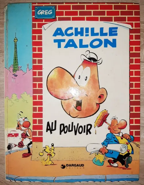 Album BD Achille talon au pouvoir Dargaud 1977
