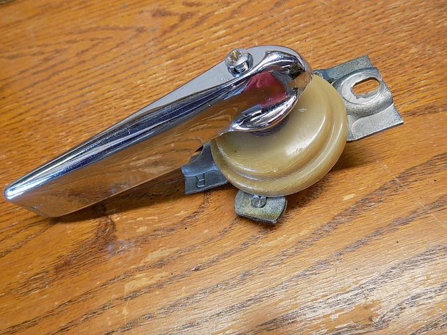 1950 Studebaker Commander Door Handle w/ Trim Ring and Door Mount