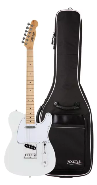 Shaman Element Series TCX-100W Set E-Gitarre TL Single Coil Cutaway Gigbag Weiß