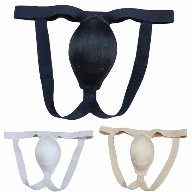 Herren Unterwäsche Atmungsaktiv Baumwolle Bequem Bulge Cup Pads Höschen