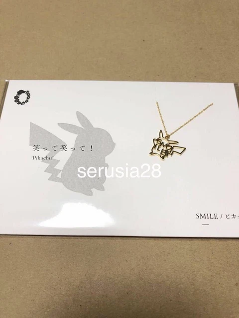 Pokemon Necklace Pikachu SMILE Accessory Pendant Japan JP Unused New