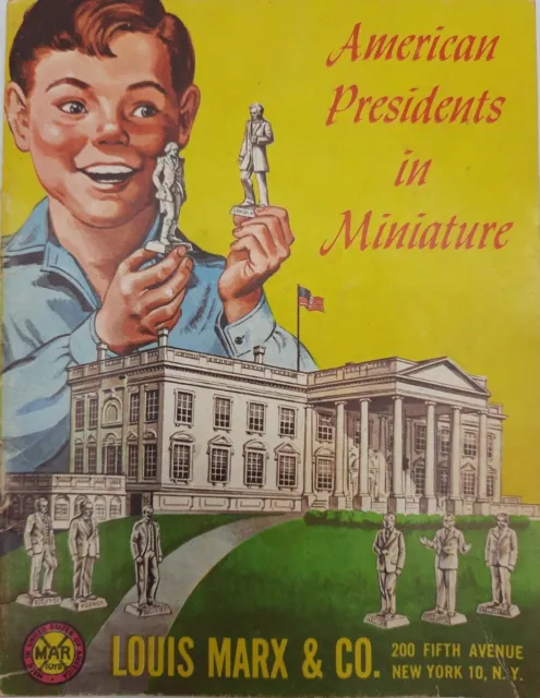 1950's Marx U.S. Presidents Replacement manual brochure paperwork only plastic