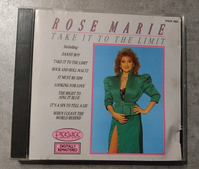 Rose Marie. Take It To The Limit. Cd Album 1988