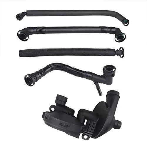 PCV Crankcase Vent Valve Breather Oil Separator Hose Kit Compatible with