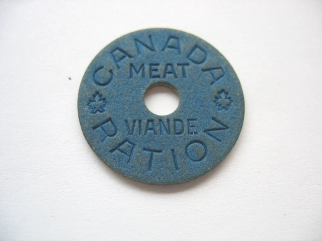 CANADA WAR RATION MEAT TOKENS - LOT of 10