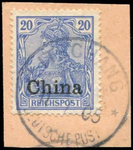 Deutsche Auslandspost China, 1905, Briefstück