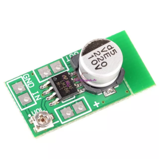 Mini LM386 Micro Audio Power Amplifier Amp Board Module DC 3-12V 750mW