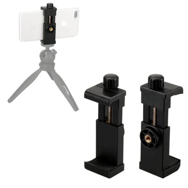 Cell Phone to Tripod Mount Smartphone Adapter Holder Clip 1/4" Screw Ulanzi