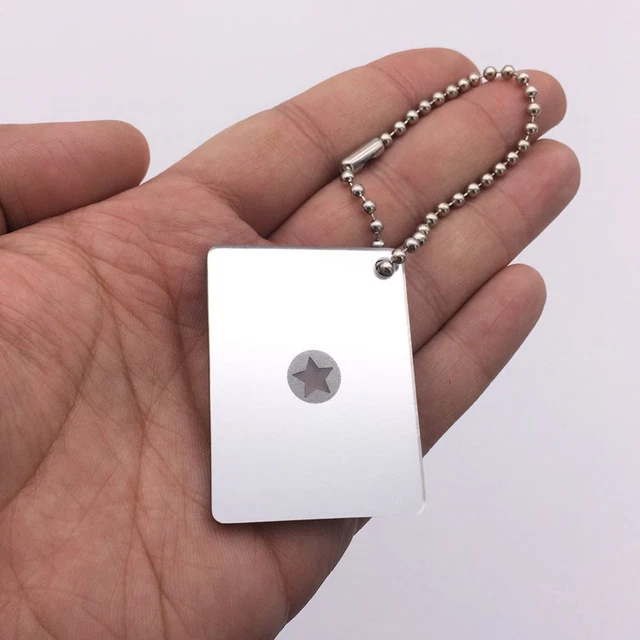 Specchio Di Sopravvivenza Per Emergenze - Acrilico Riflettente, Compatto, Con Cordino Per Outdoor - Foto 5