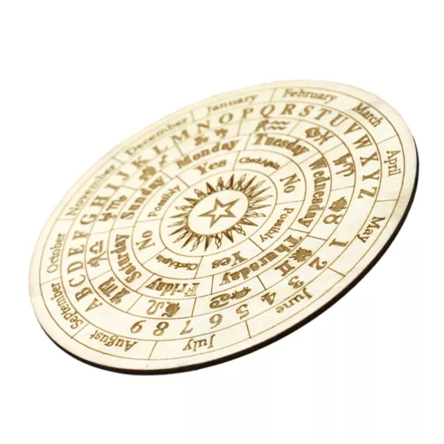 Star Pendulum Board Dowsing Divination Board Metaphysical Message Board Wooden