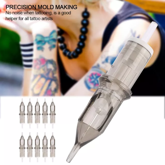 10 Stck. 3RL Tattoo Nadeln Tinte Patrone Nadeln Tattoo Maschine Nadeln 2