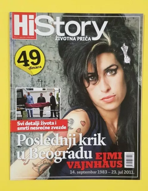 2011 AMY WINEHOUSE Life Story Magazine The Last Concert in Belgrade 23.07.2011.