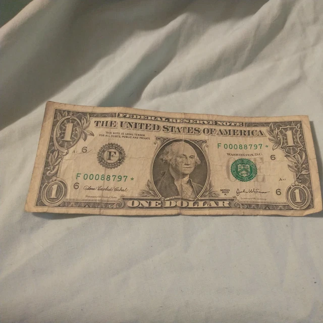 2003 ($)1 One Dollar Star Note